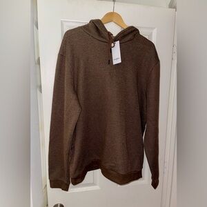 Goodfellow & Co Men’s Hoodie Brown-Size XXL-Pullover Sweatshirt NWT